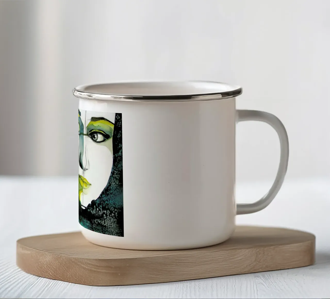 Memories tazza in smalto da Rebekka