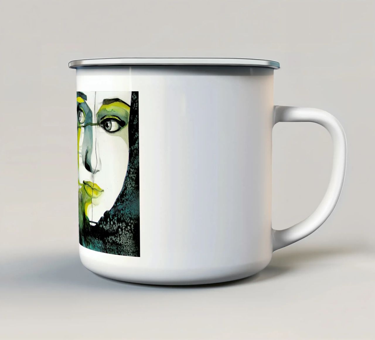 Memories tazza in smalto da Rebekka