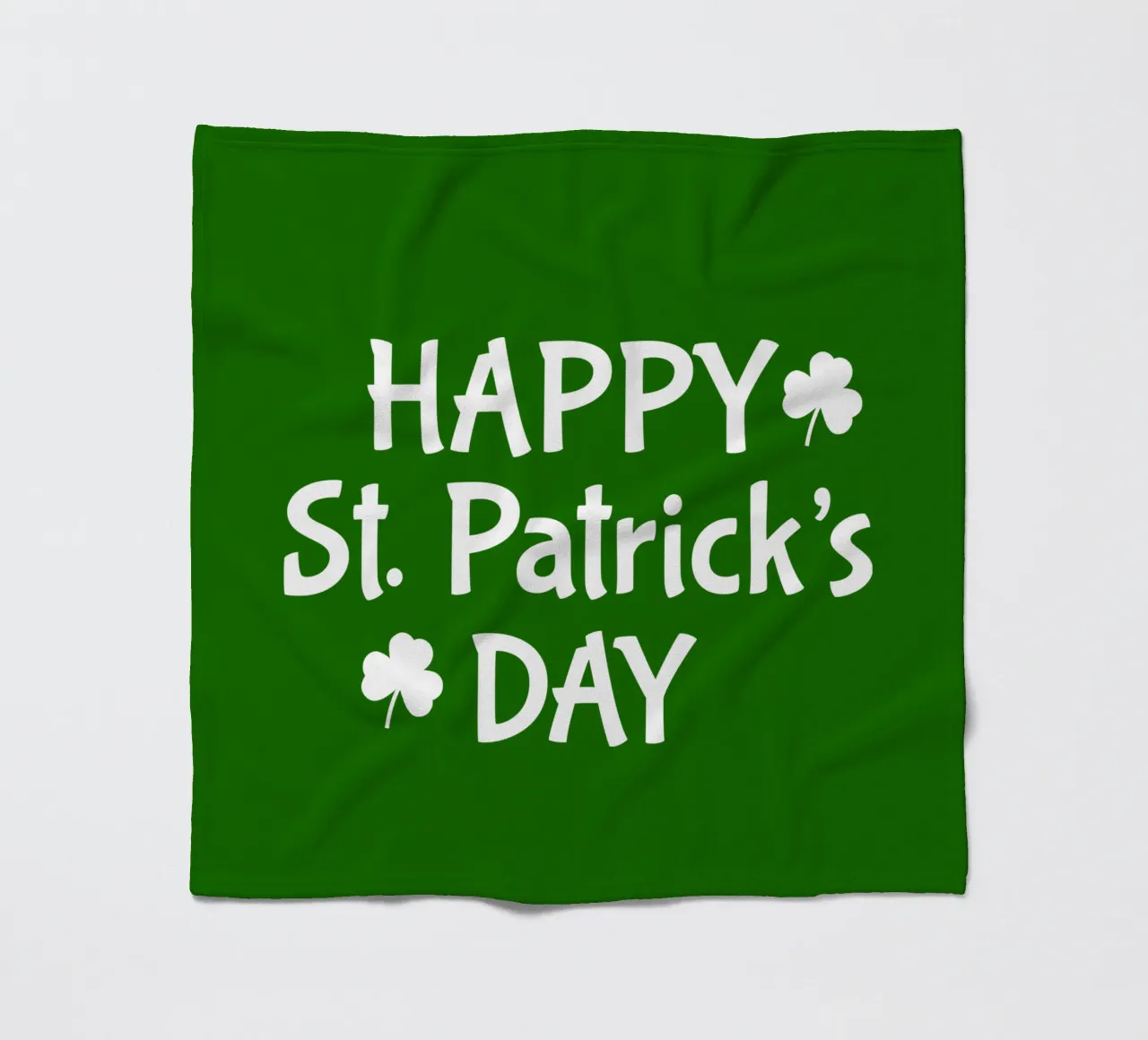 Happy st Patrick's day fleece blanket by happieeagle