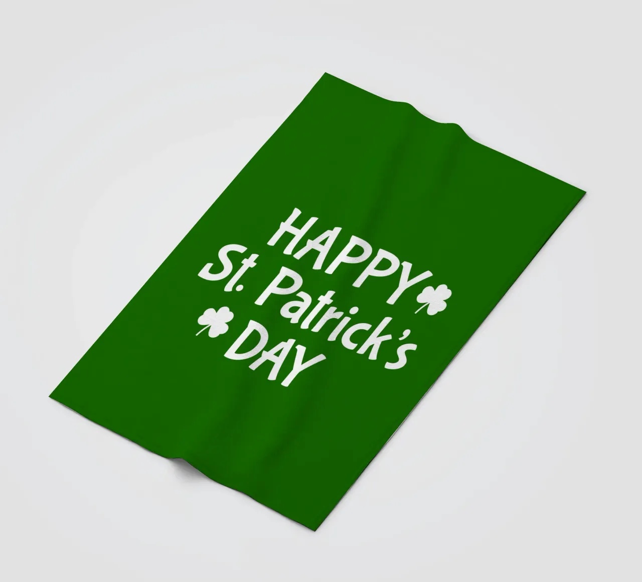 Happy st Patrick's day fleece blanket by happieeagle