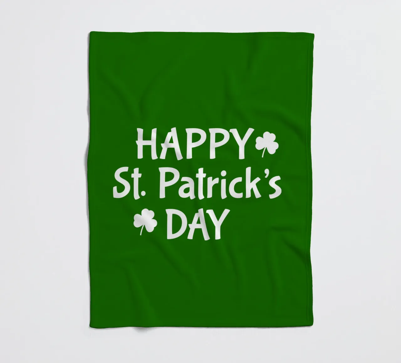 Happy st Patrick's day fleece blanket by happieeagle