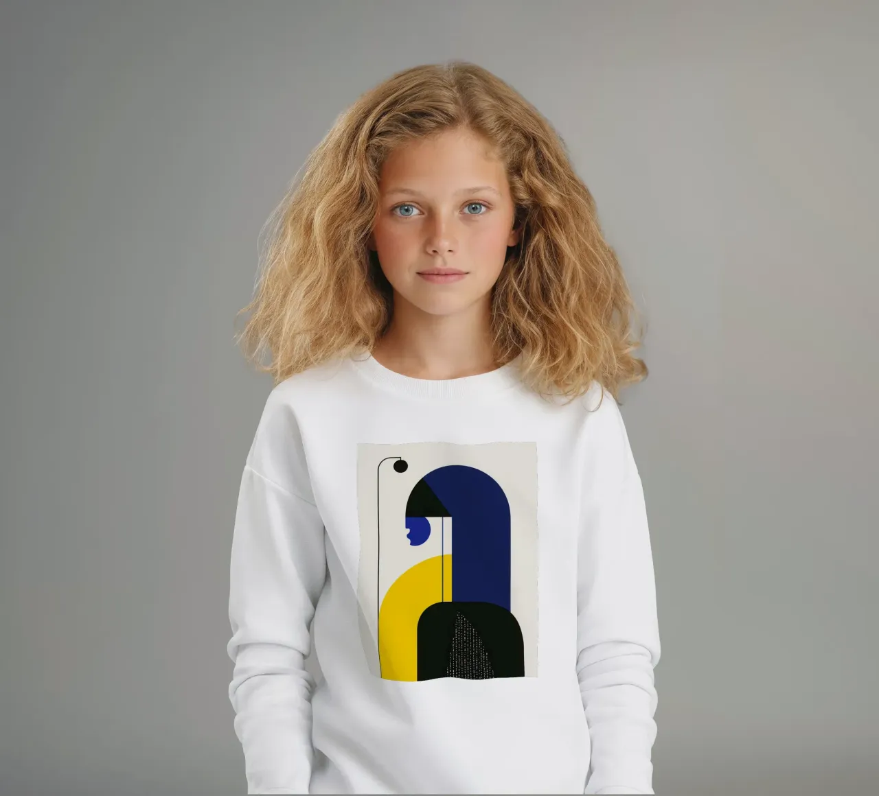 Nocturnal Geometry kids sweatshirt by Geometric