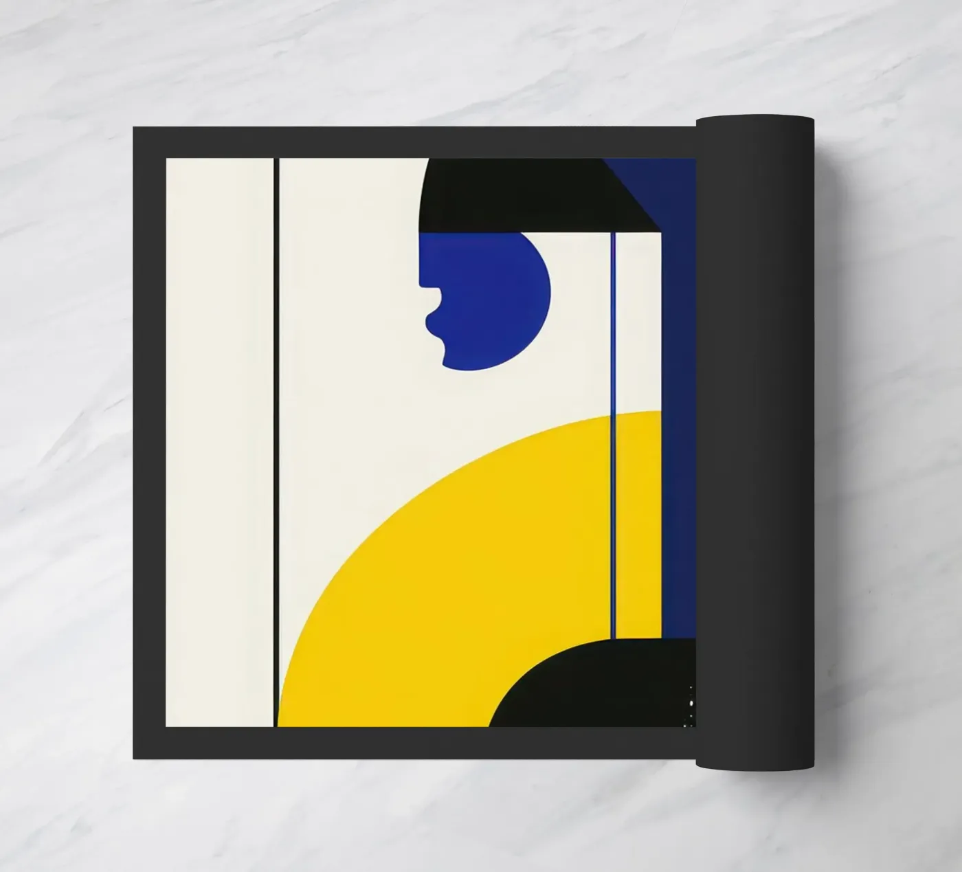 Nocturnal Geometry doormat by Geometric