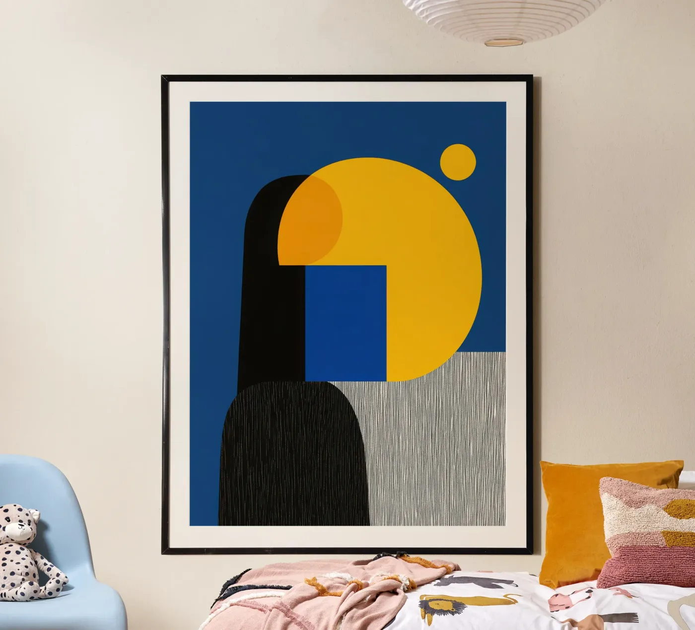 Sole geometrico poster da Geometric