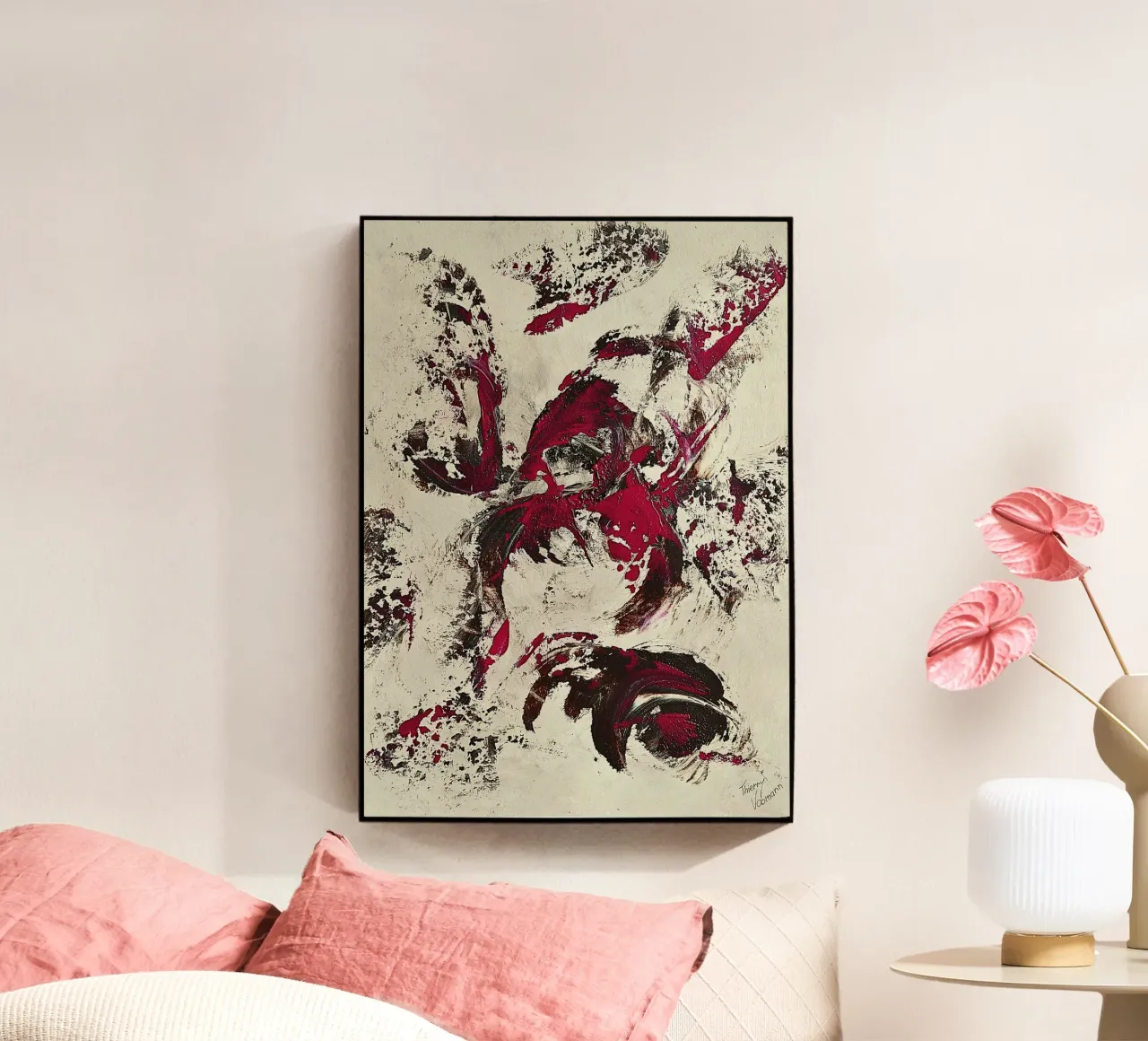 IDEAL GIFT 56 plexiglass da Thierry Vobmann Abstract painting