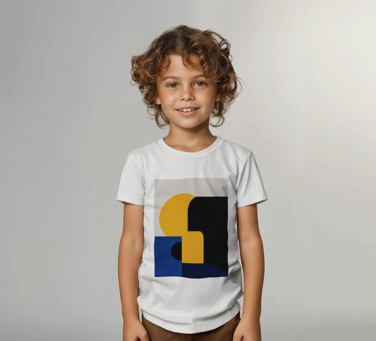Composizione moderna t-shirt bambini da Geometric