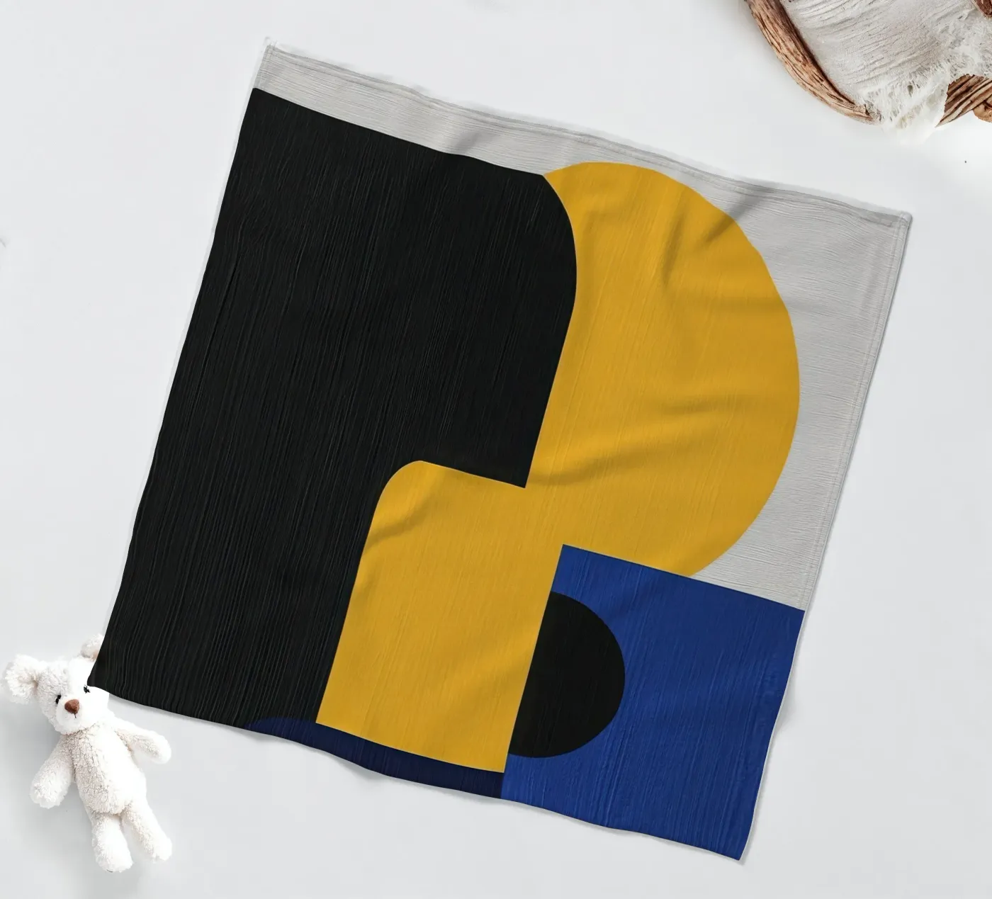 Composition Moderne fleece blanket by Geometric