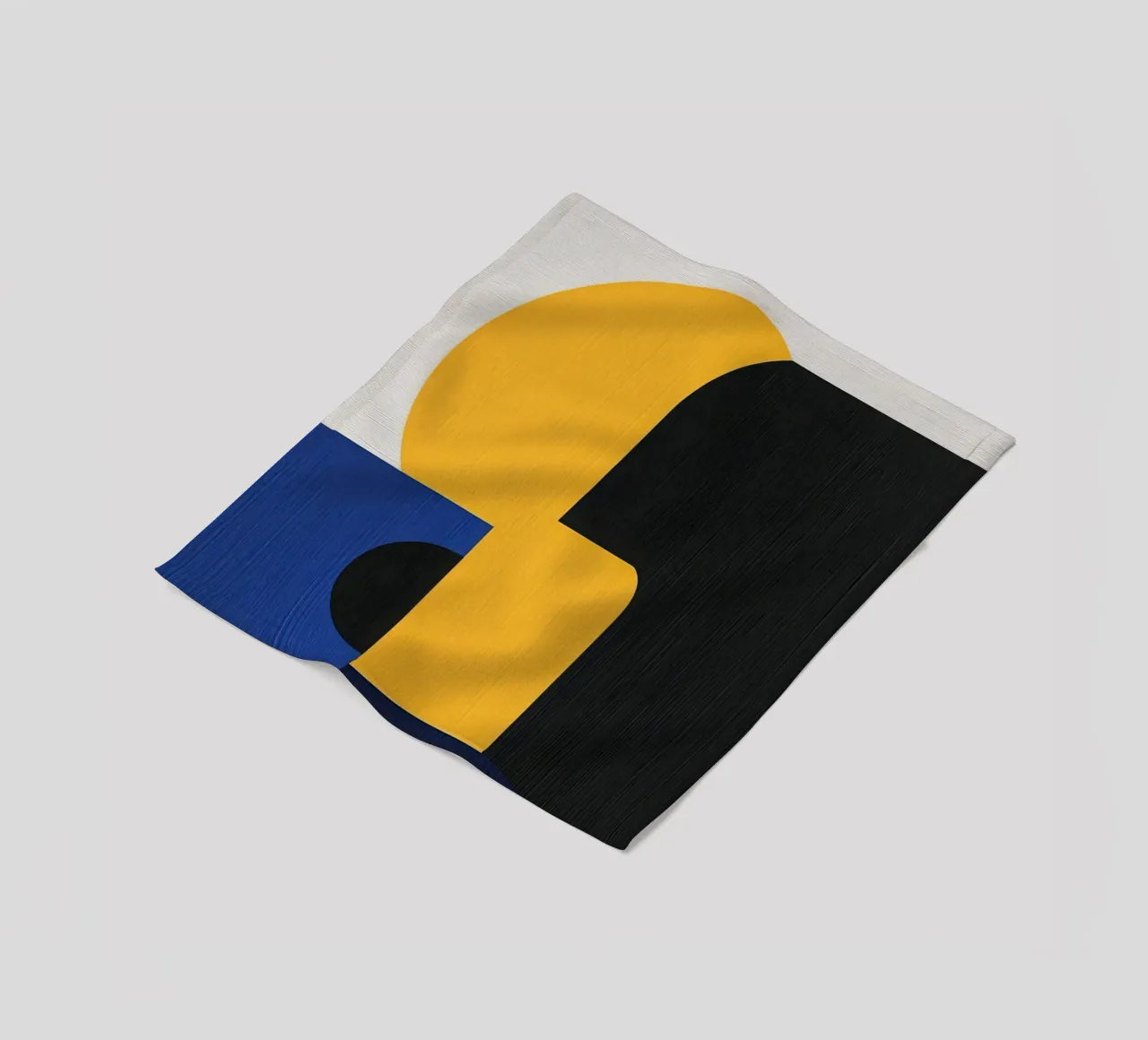 Composition Moderne Fleecedecke von Geometric