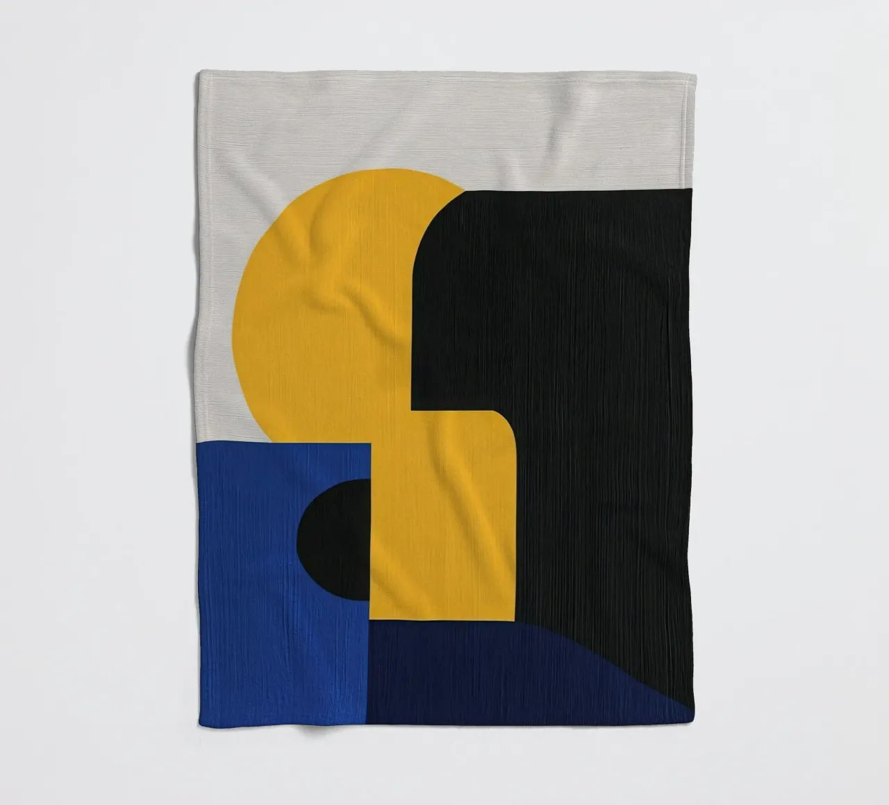 Composition Moderne Fleecedecke von Geometric