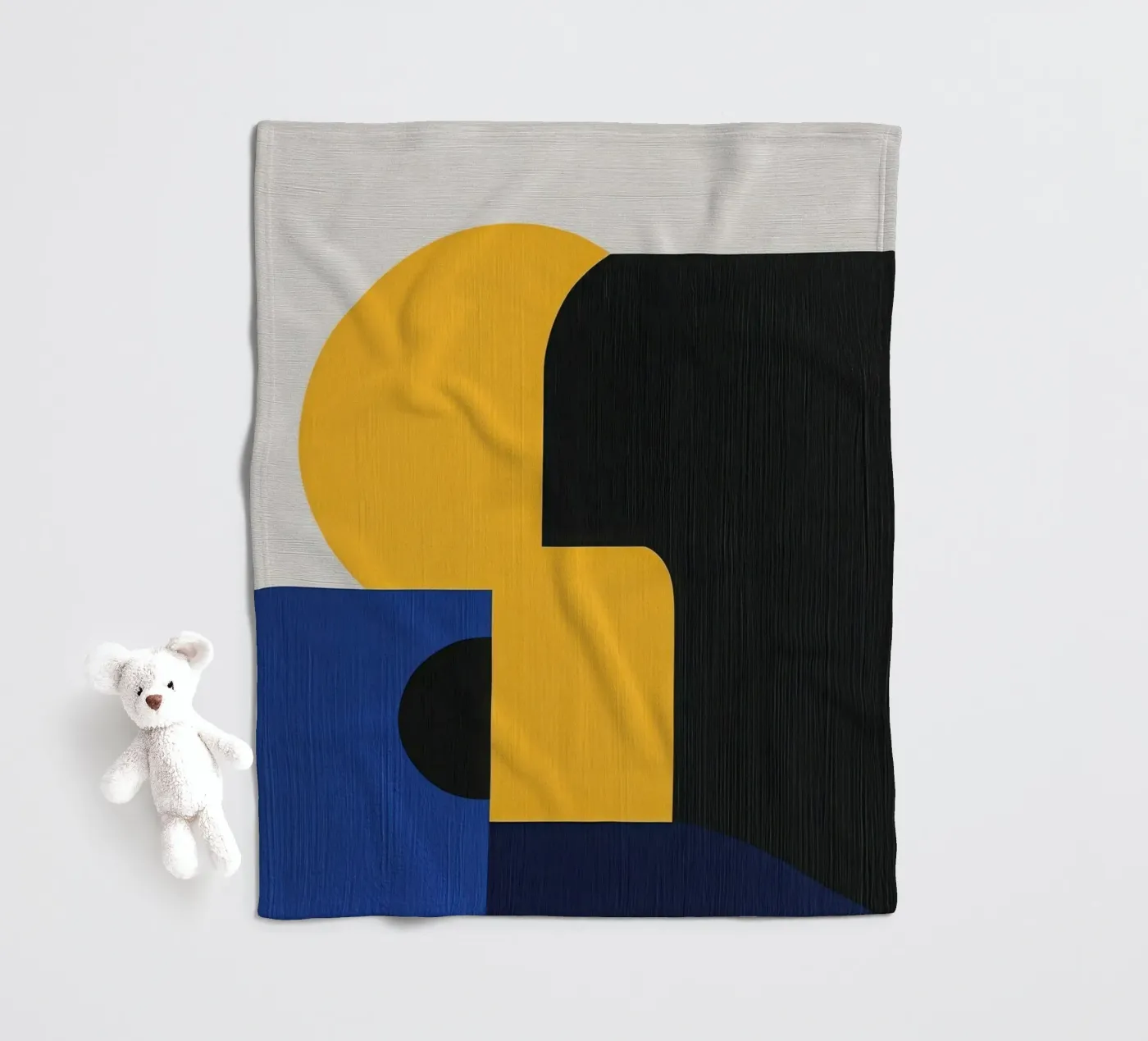 Composition Moderne fleece blanket by Geometric