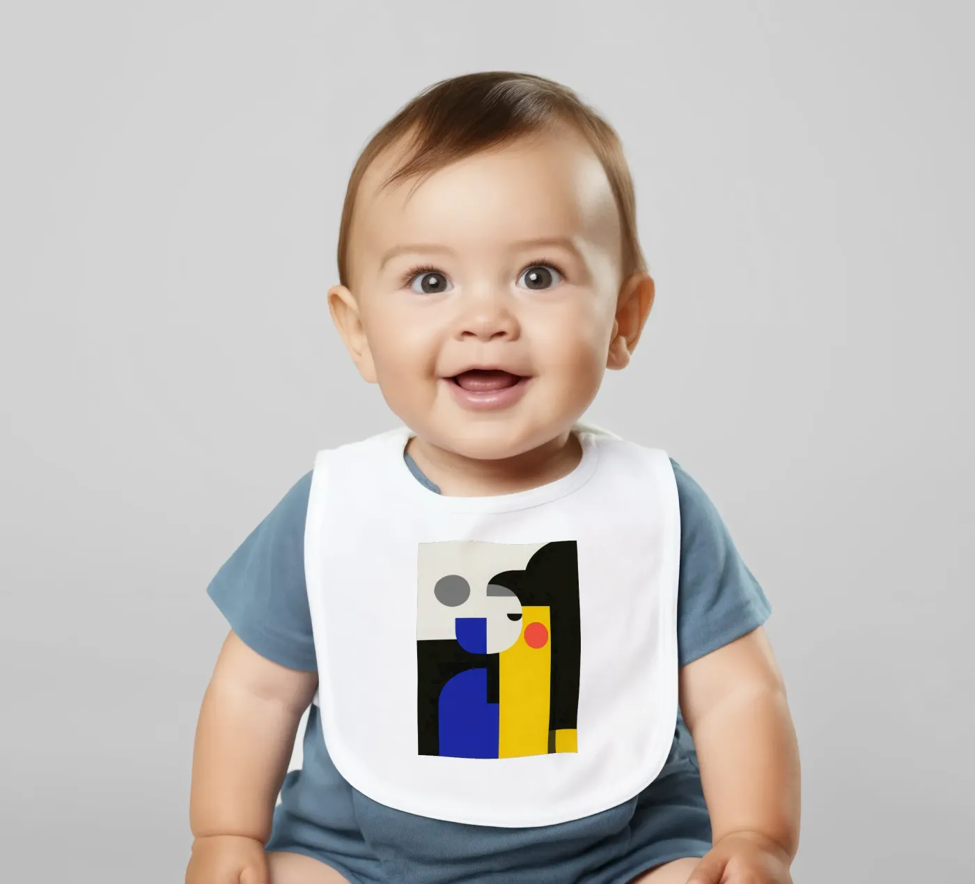 Visage Abstrait bavaglino da Geometric