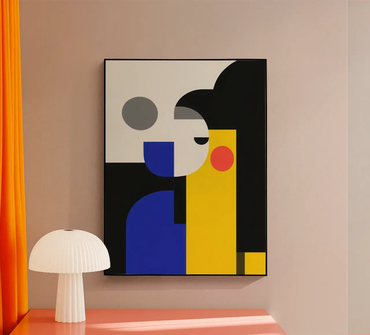 Visage Abstrait plexiglass da Geometric