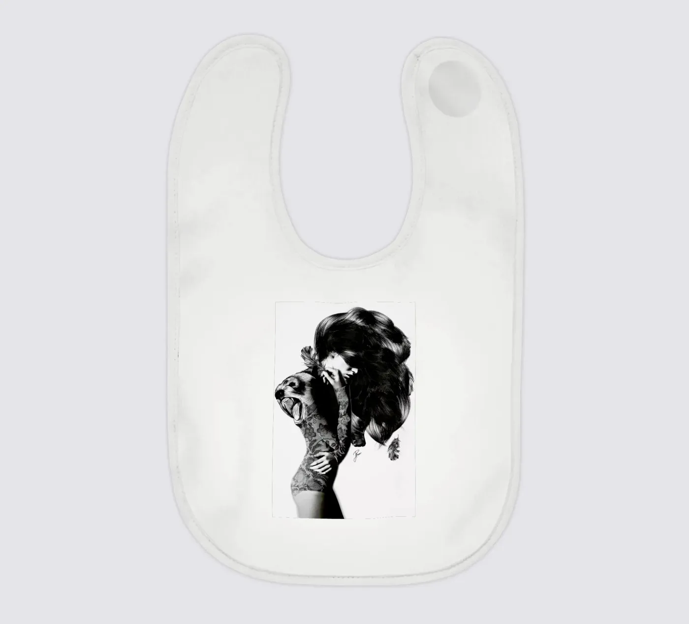 Bear 2 baby bib by Jenny Liz Rome