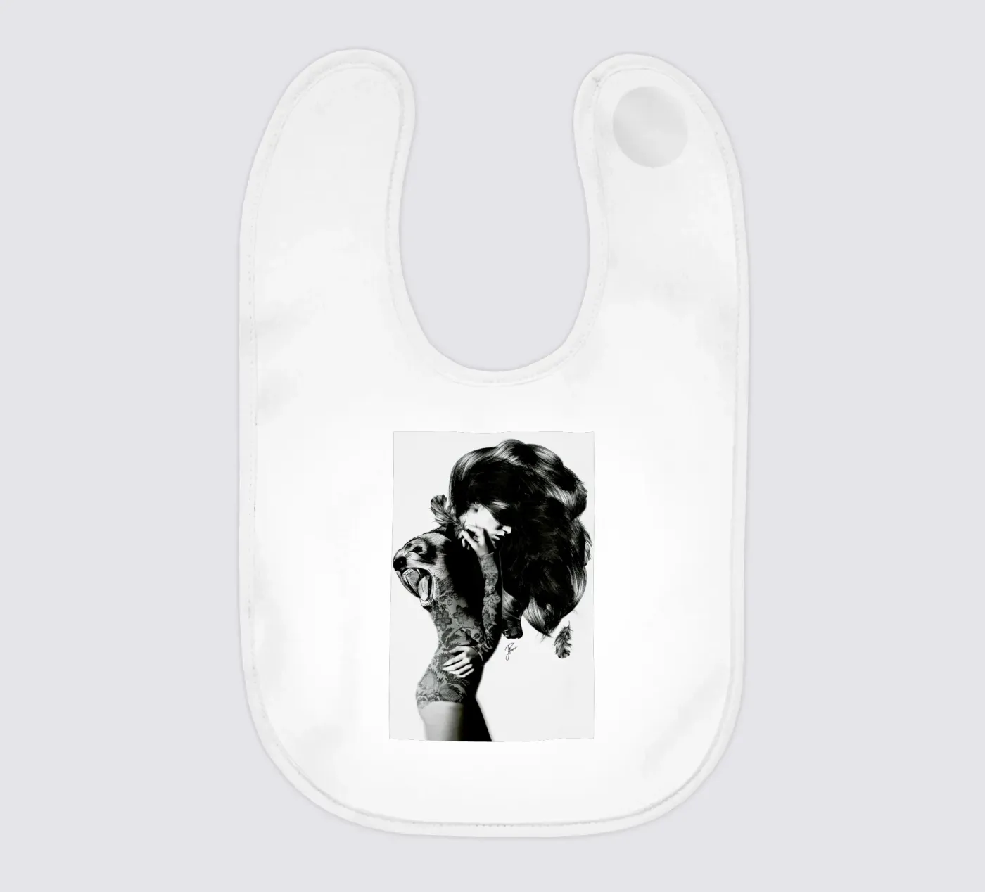 Bear 2 baby bib by Jenny Liz Rome