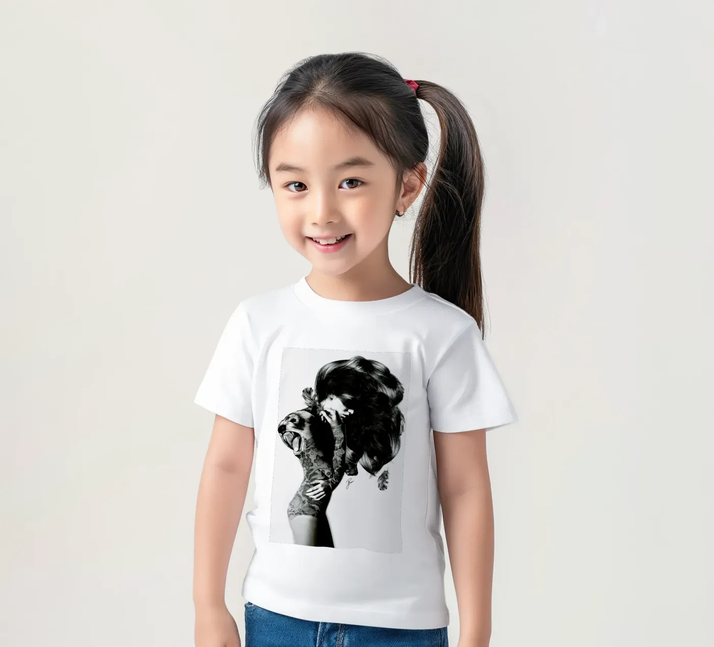 Bear 2 kinder t-shirt van Jenny Liz Rome