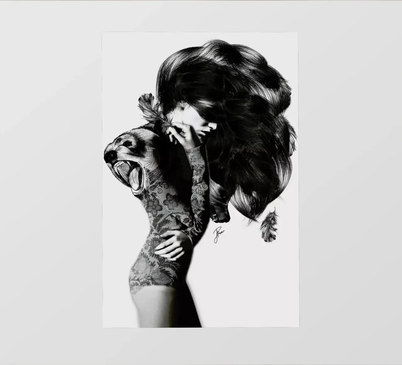 Bear 2 pellicola backlit da Jenny Liz Rome