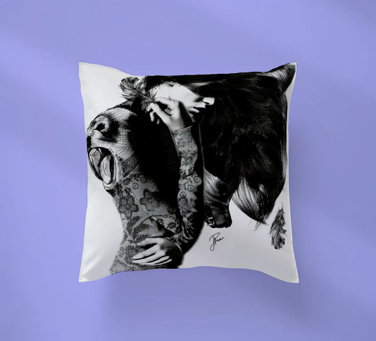 Bear 2 cuscino da Jenny Liz Rome