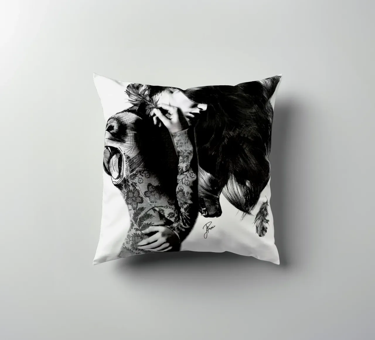 Bear 2 cuscino da Jenny Liz Rome