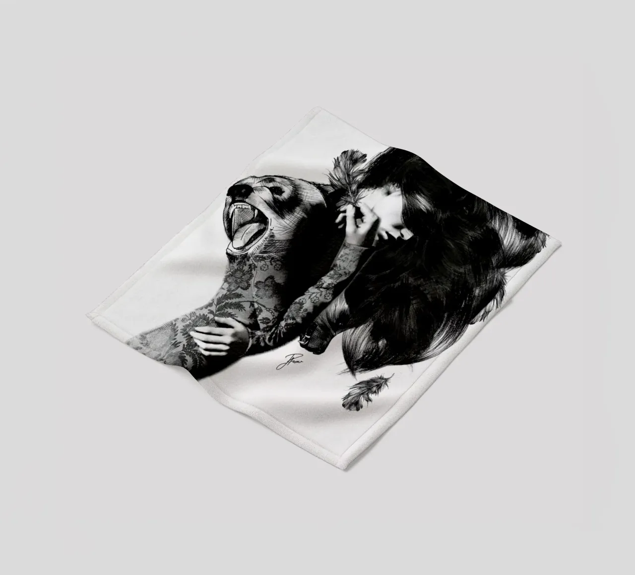 Bear 2 Fleecedecke von Jenny Liz Rome