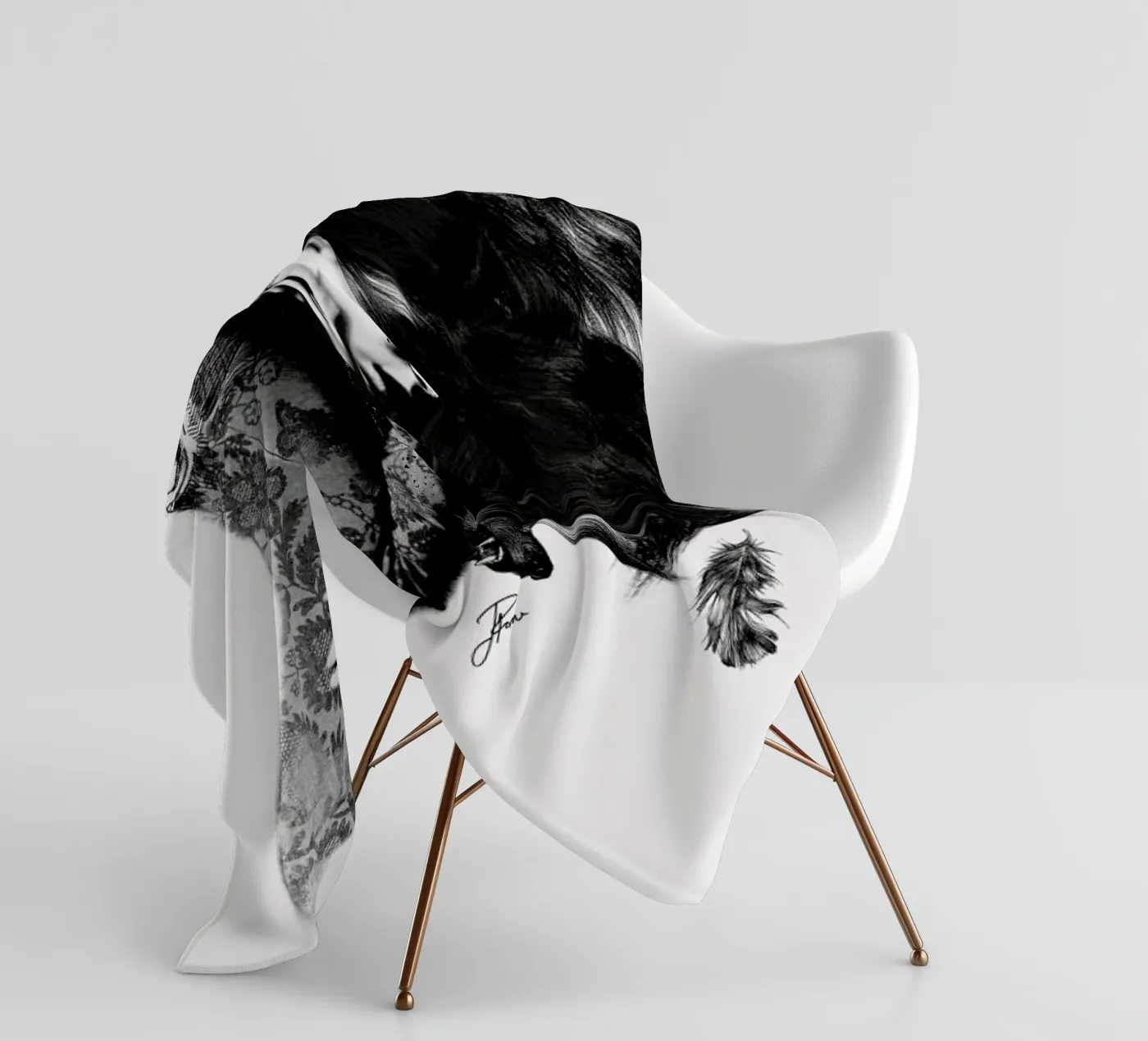 Bear 2 fleecedeken van Jenny Liz Rome