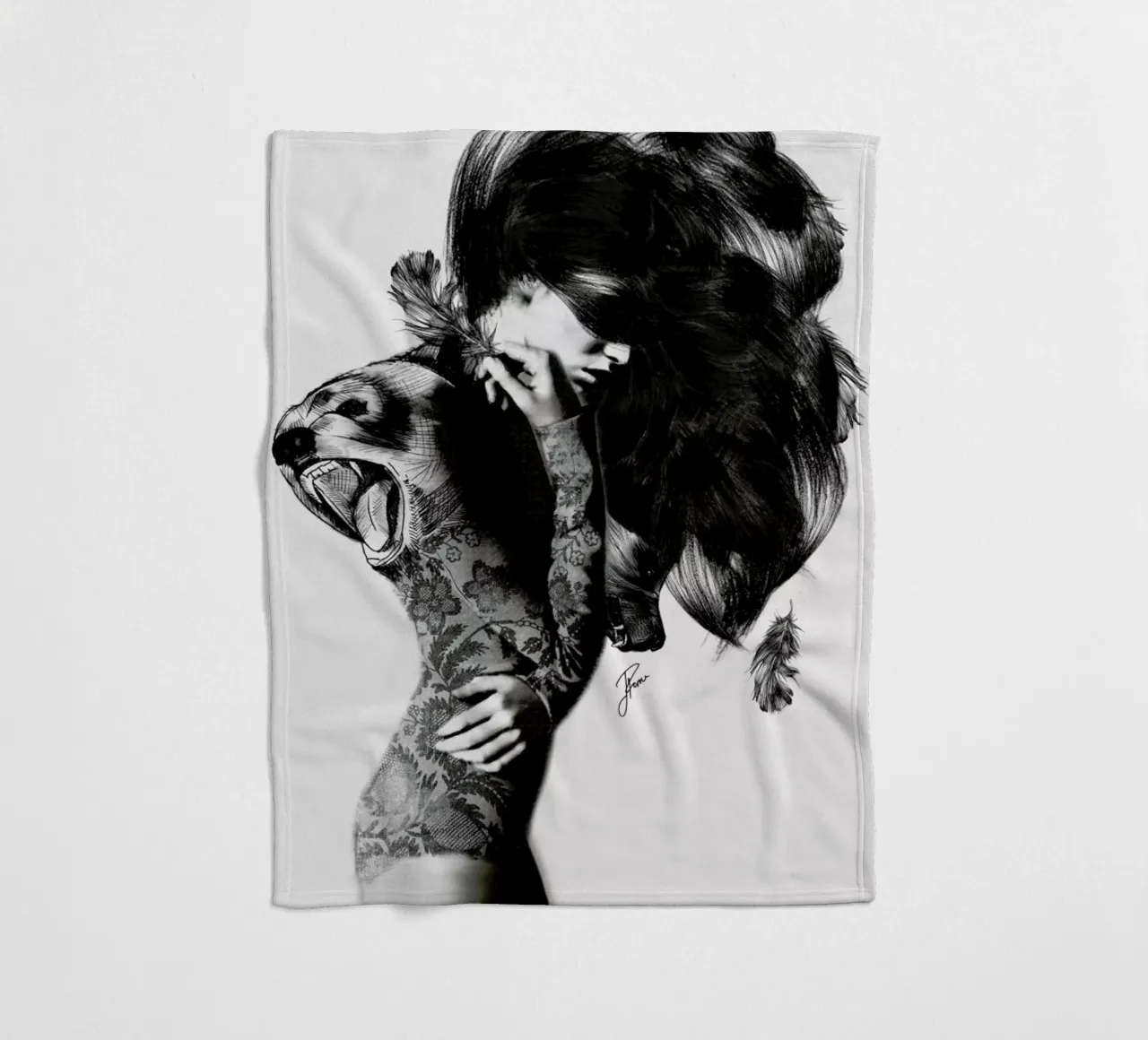 Bear 2 Fleecedecke von Jenny Liz Rome