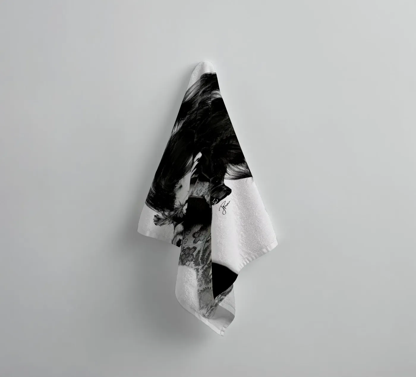 Bear 2 badhanddoek van Jenny Liz Rome