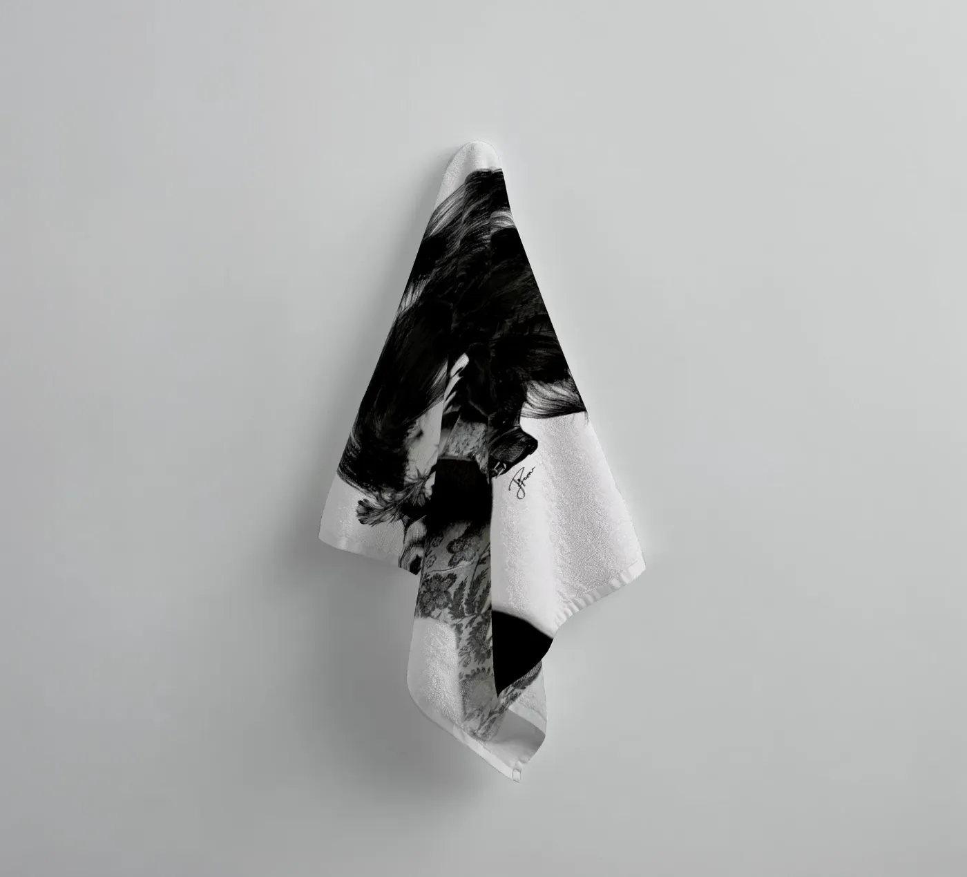 Bear 2 towel by Jenny Liz Rome