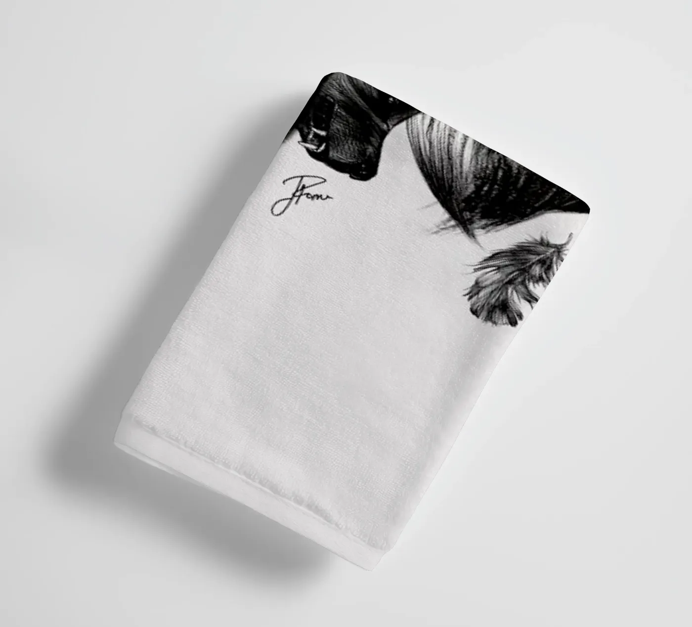 Bear 2 badhanddoek van Jenny Liz Rome