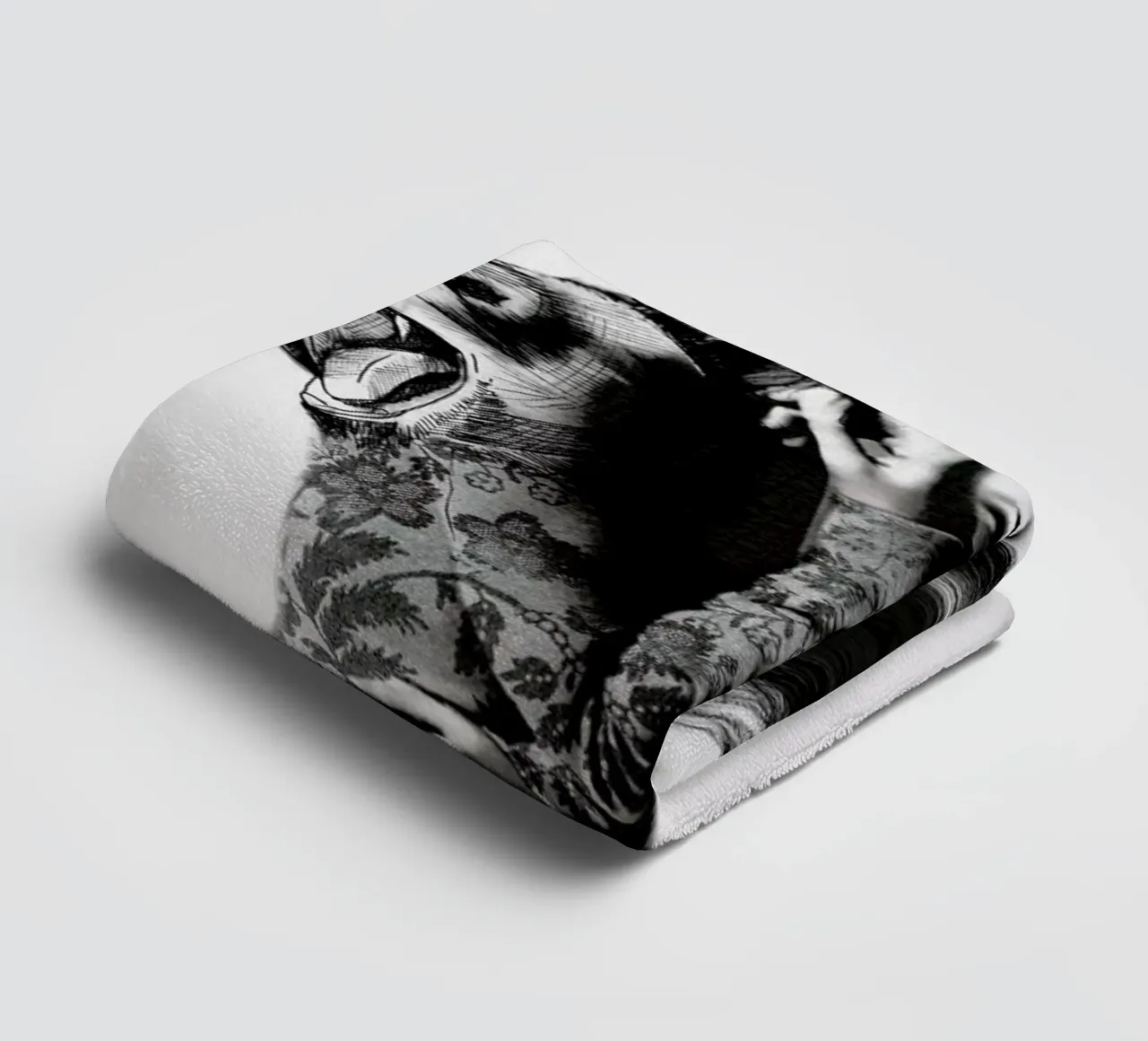 Bear 2 towel by Jenny Liz Rome