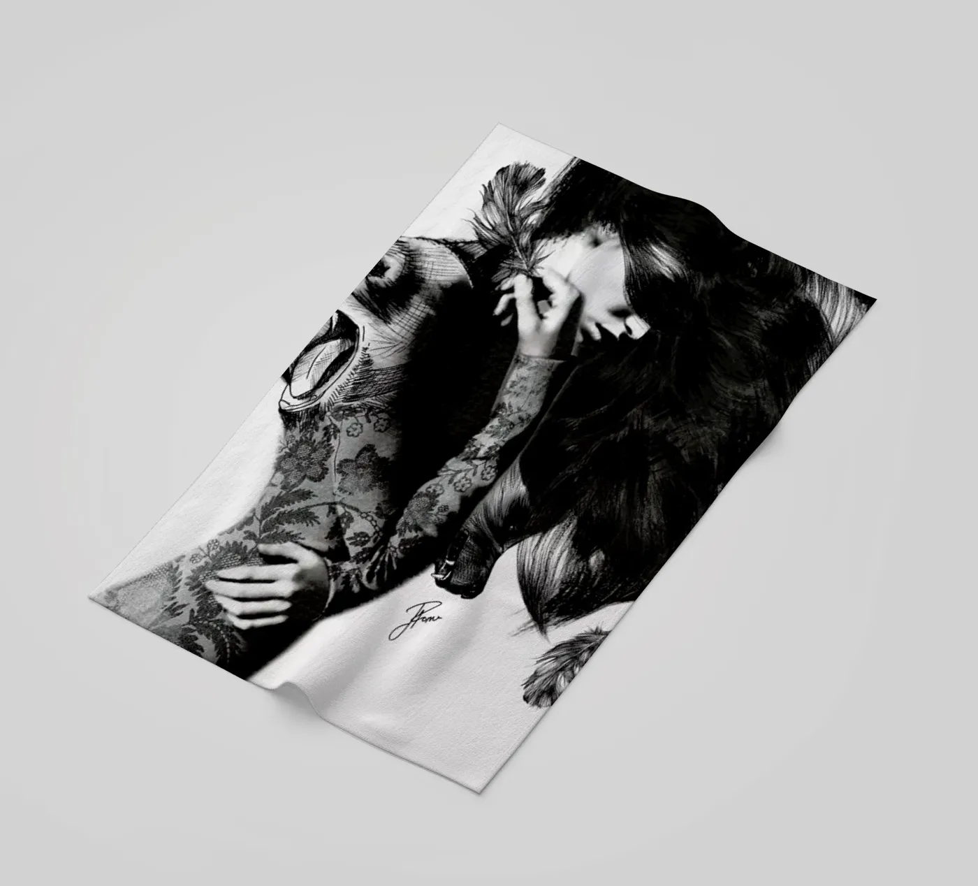 Bear 2 serviette de plage de Jenny Liz Rome