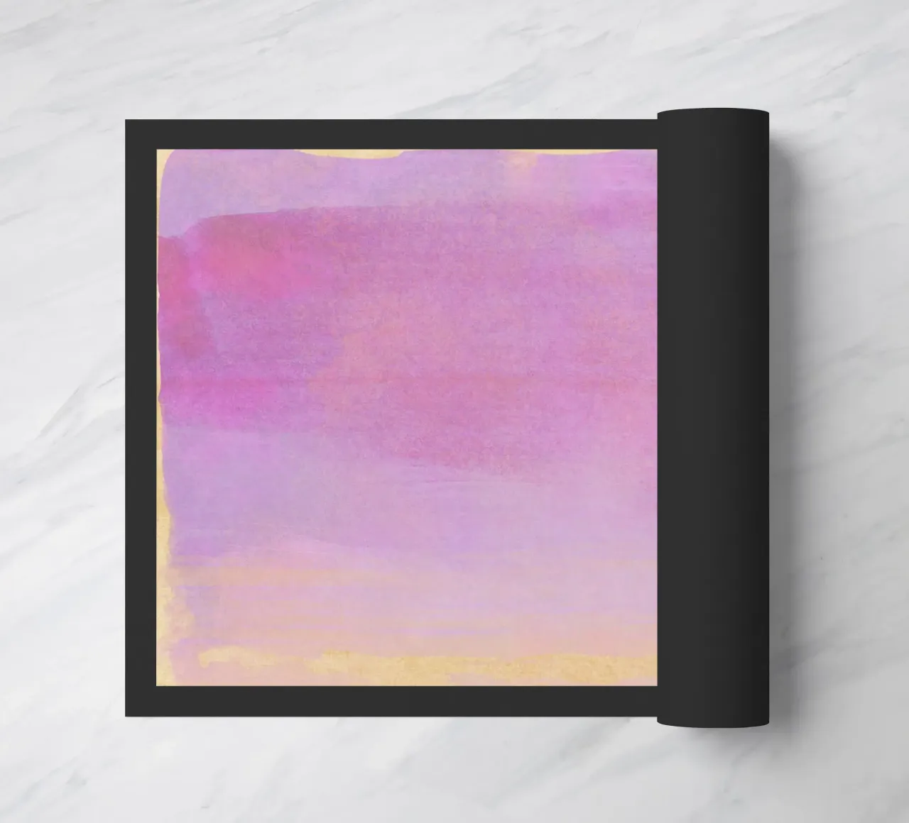 Campo di colore lilla astratto minimale 01 zerbino da amini54