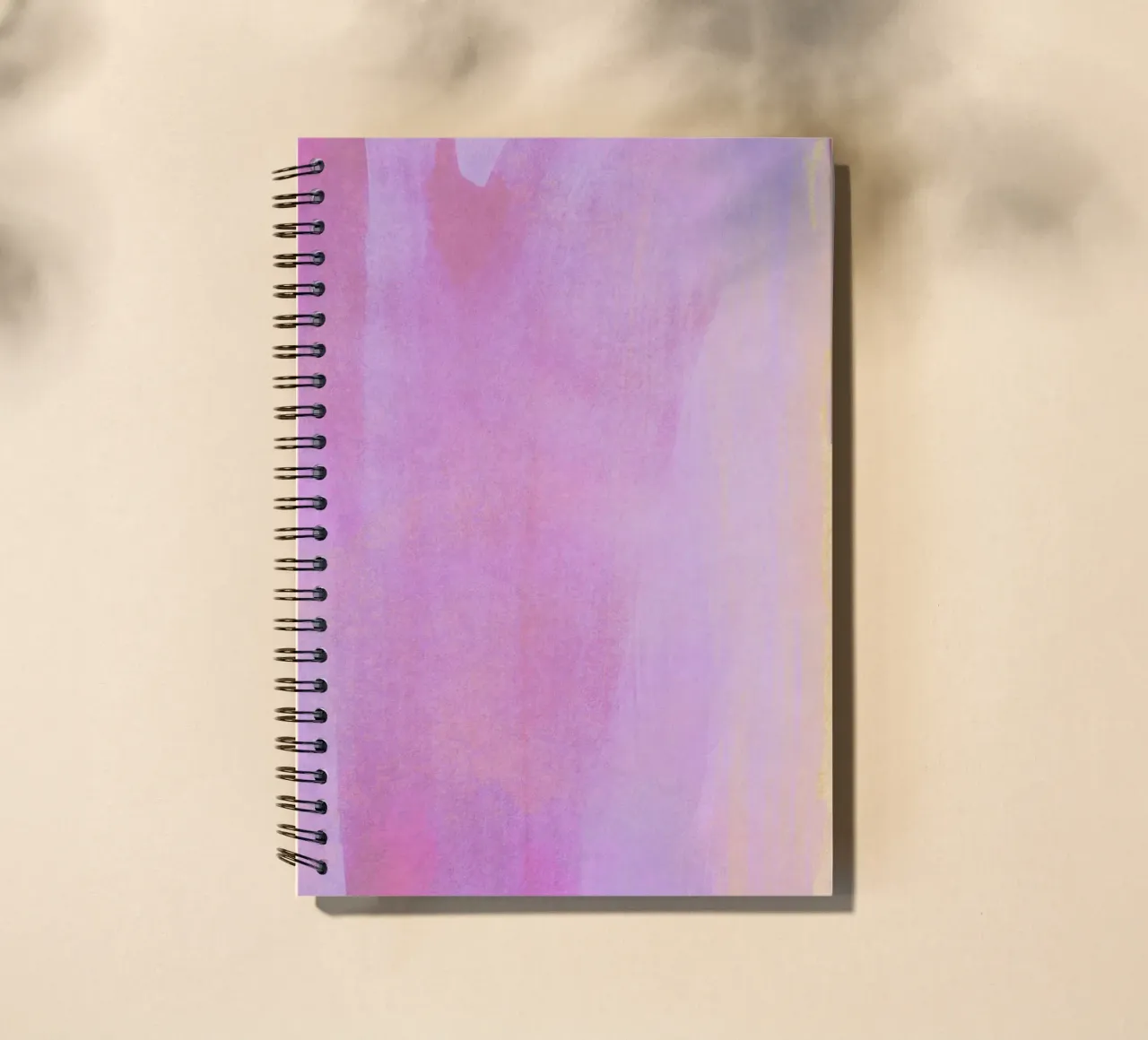 Minimal Abstract Lilac Colorfield 01 spiral notebook by amini54
