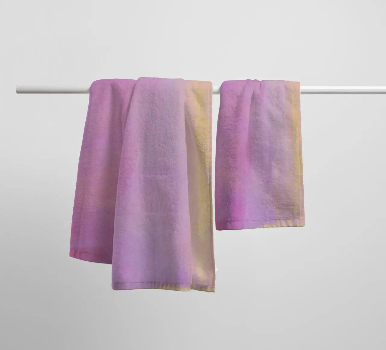 Minimal Abstract Lilac Colorfield 01 towel by amini54