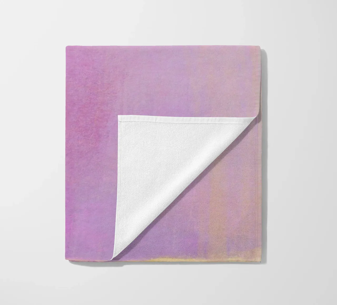 Minimal Abstract Lilac Colorfield 01 beach towel by amini54