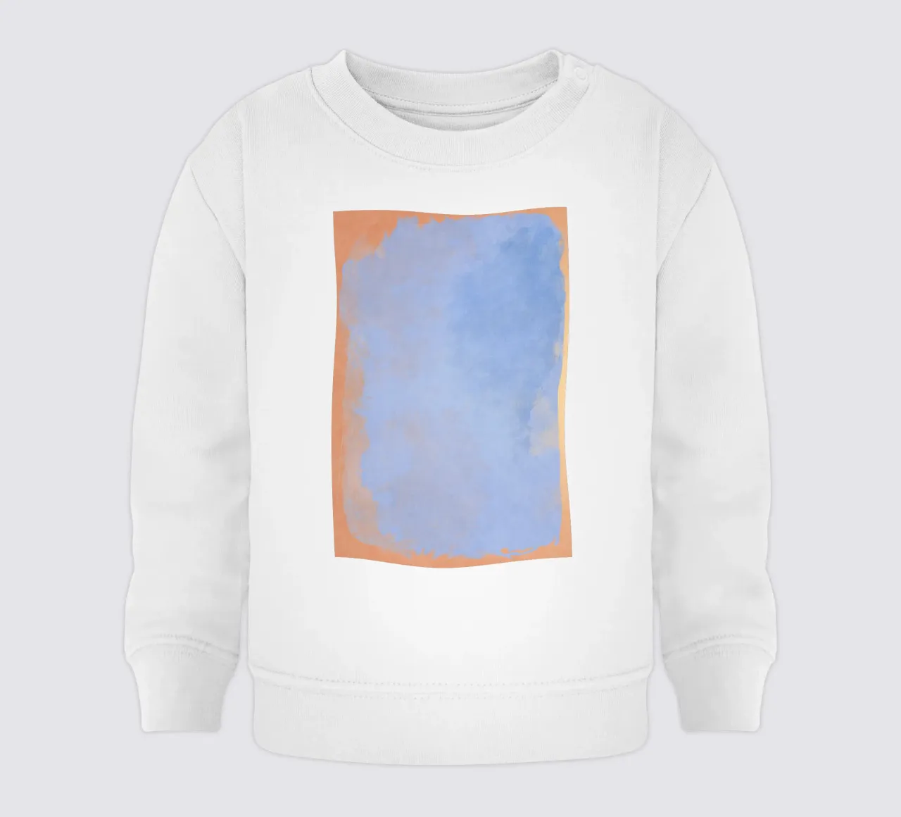 Minimal Abstract Light Blue Colorfield 02 felpa neonato da amini54