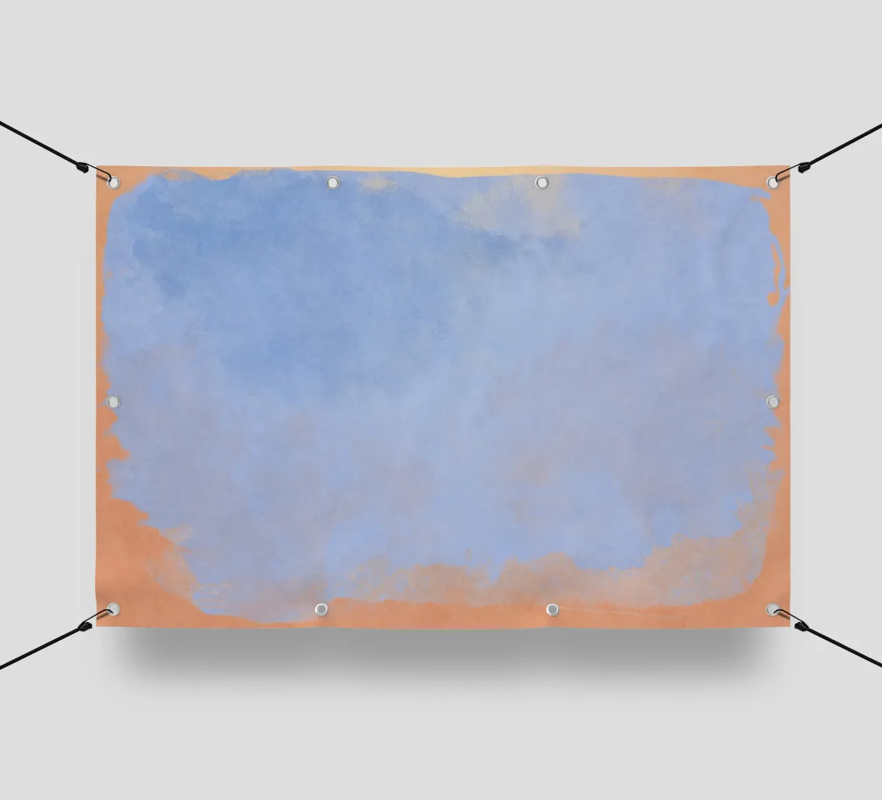 Minimal Abstract Light Blue Colorfield 02 telo in pvc da amini54