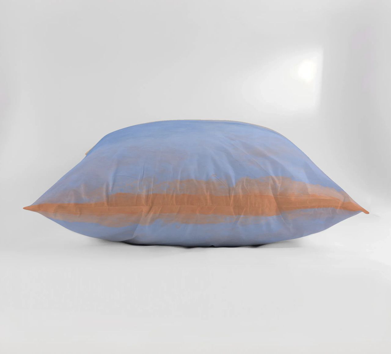 Minimal Abstract Light Blue Colorfield 02 cuscino da amini54