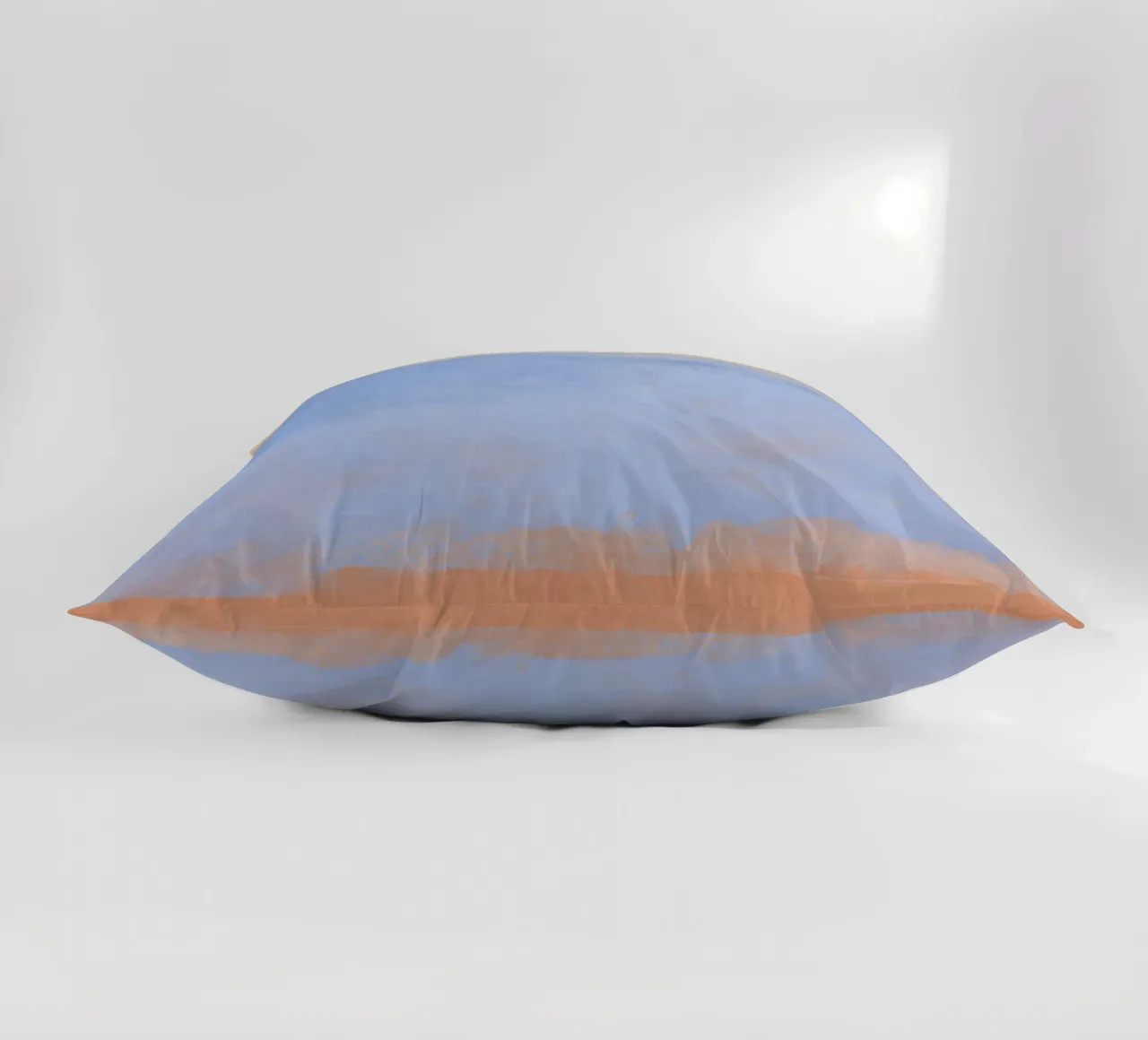 Minimal Abstract Light Blue Colorfield 02 cuscino da amini54