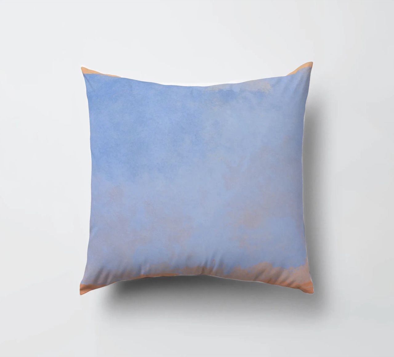 Minimal Abstract Light Blue Colorfield 02 cuscino da amini54