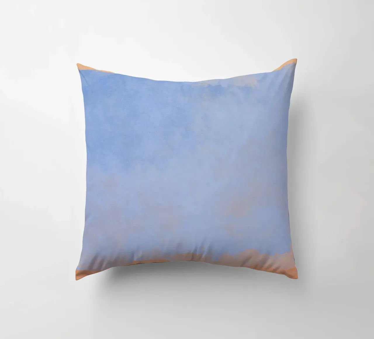Minimal Abstract Light Blue Colorfield 02 cuscino da amini54