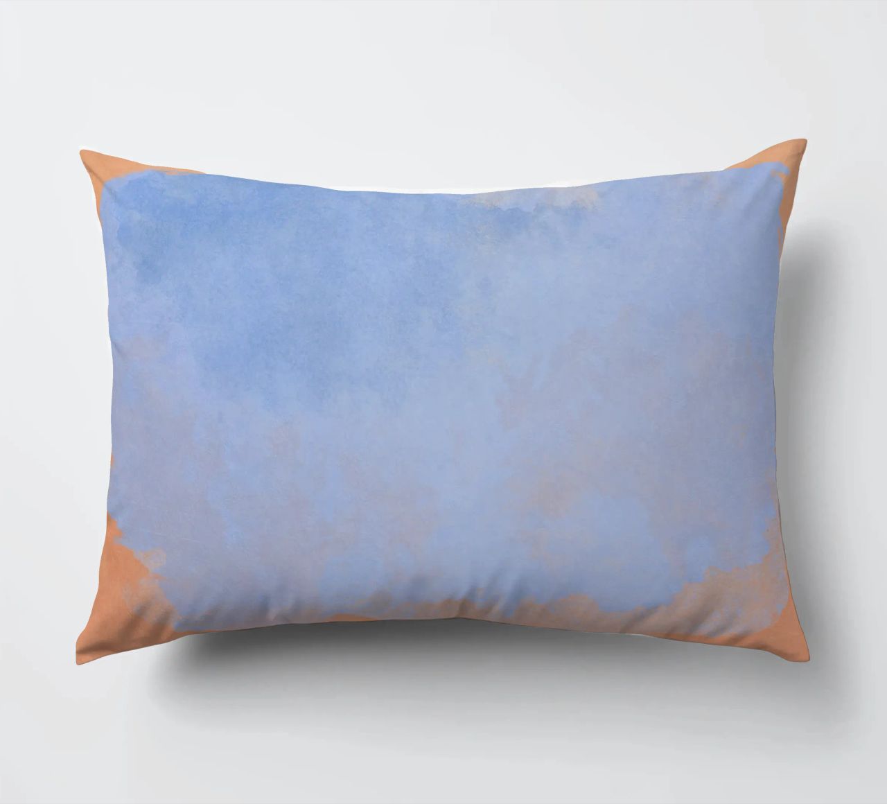 Minimal Abstract Light Blue Colorfield 02 cuscino da amini54