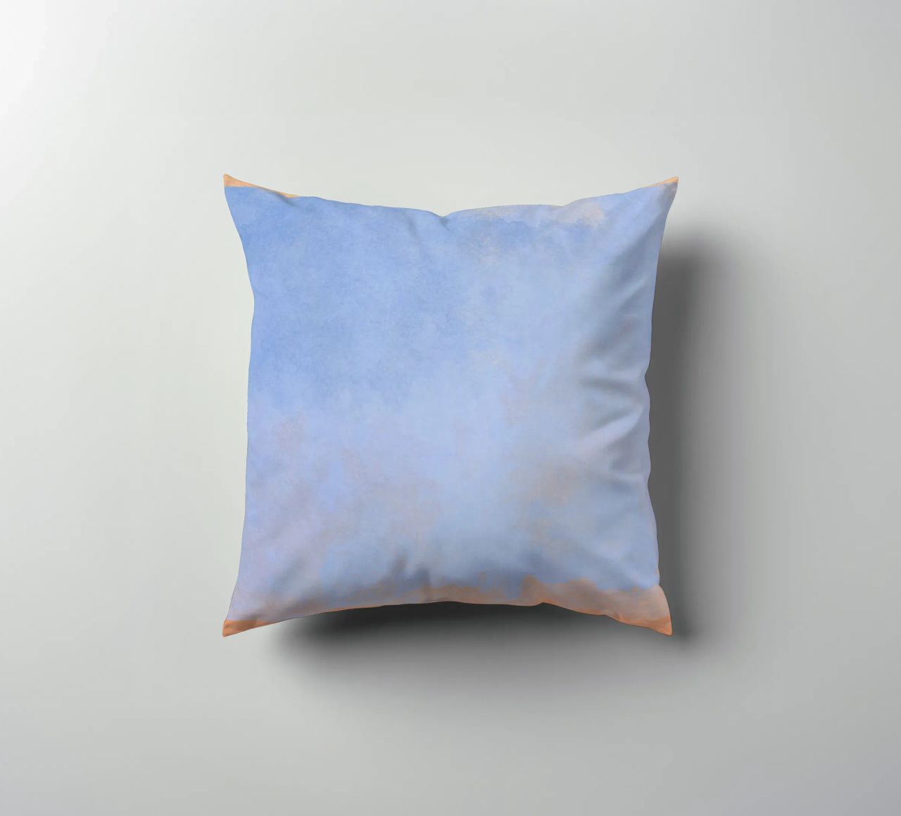 Minimal Abstract Light Blue Colorfield 02 cuscino da amini54