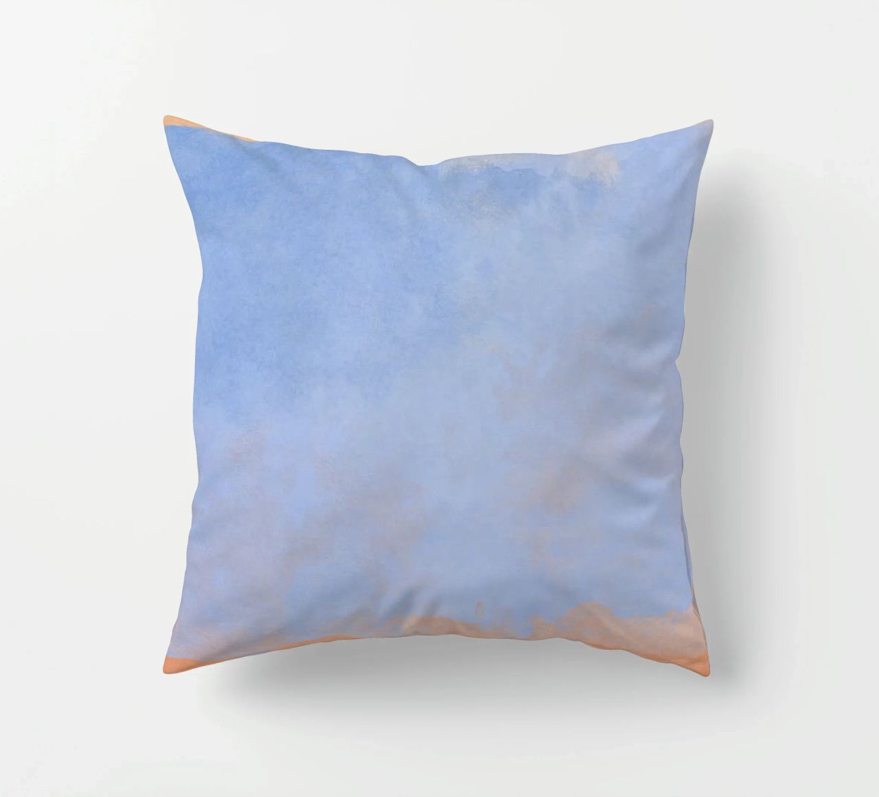 Minimal Abstract Light Blue Colorfield 02 cuscino da amini54