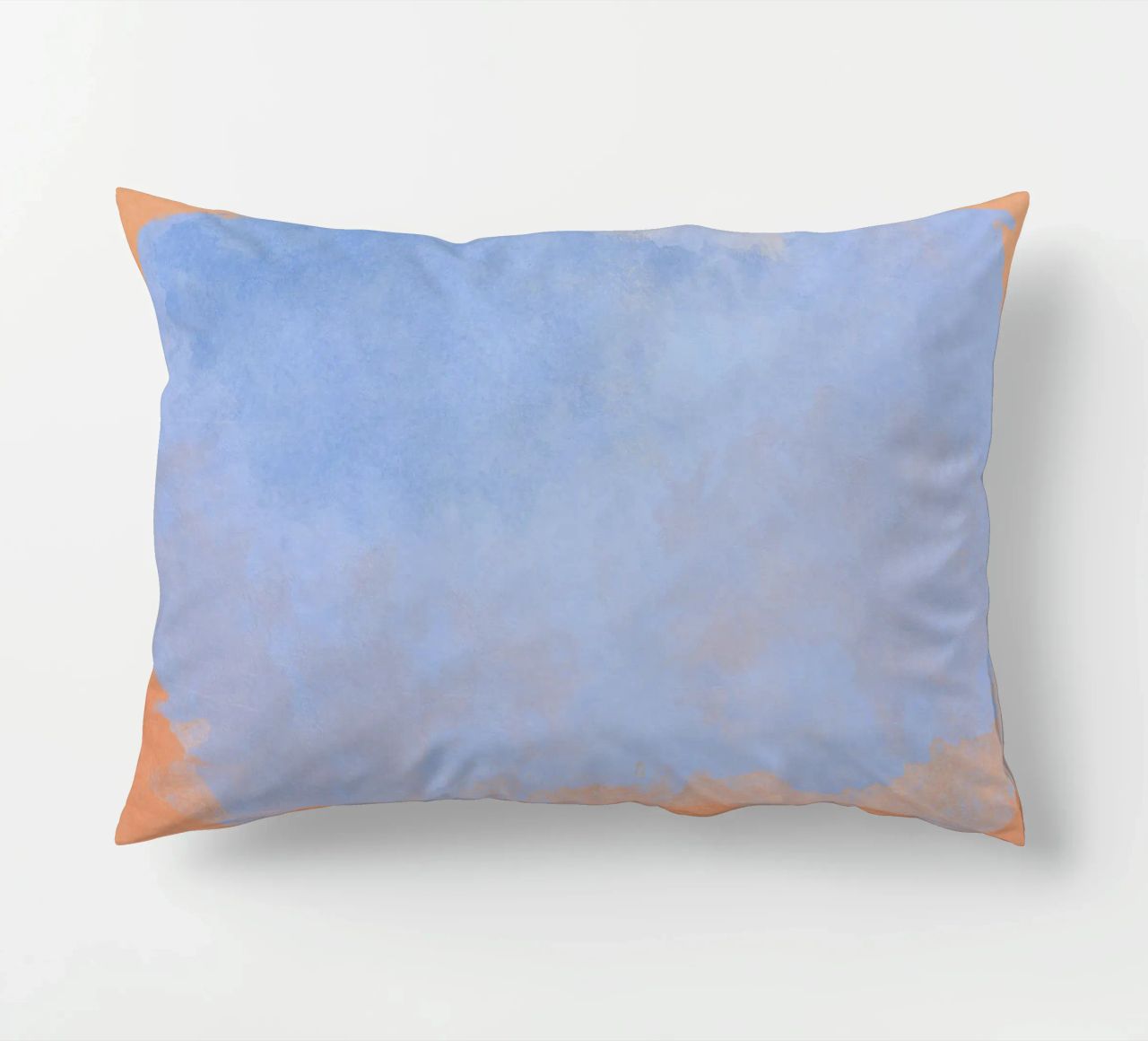 Minimal Abstract Light Blue Colorfield 02 cuscino da amini54