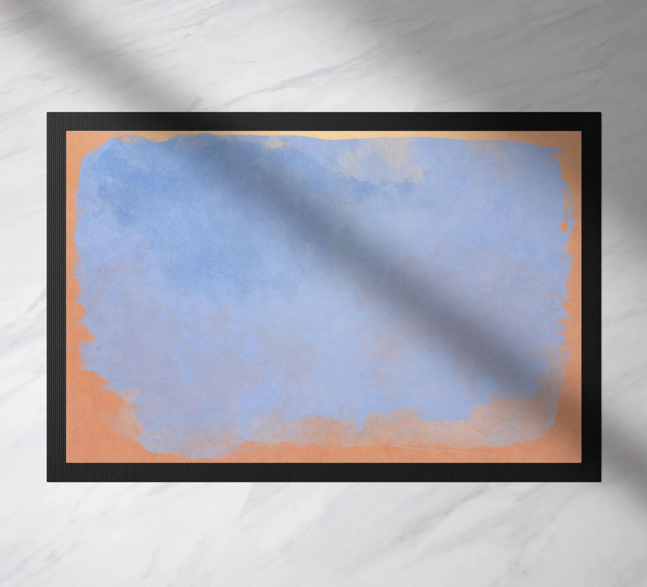 Minimal Abstract Light Blue Colorfield 02 zerbino da amini54