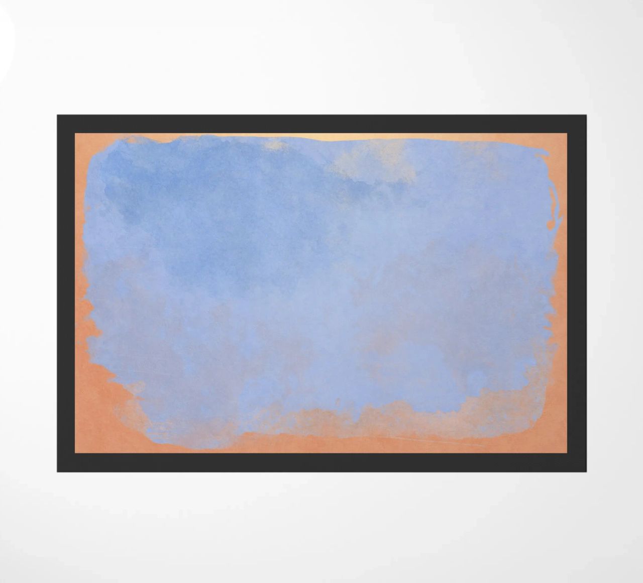 Minimal Abstract Light Blue Colorfield 02 zerbino da amini54