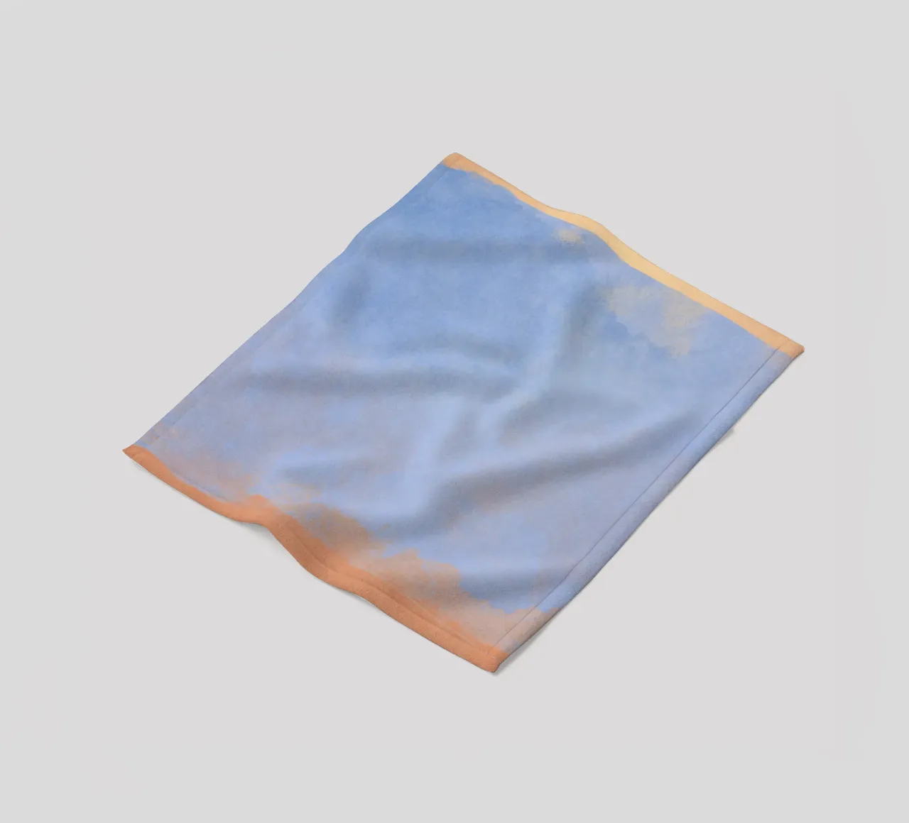 Minimal Abstract Light Blue Colorfield 02 coperta in pile da amini54