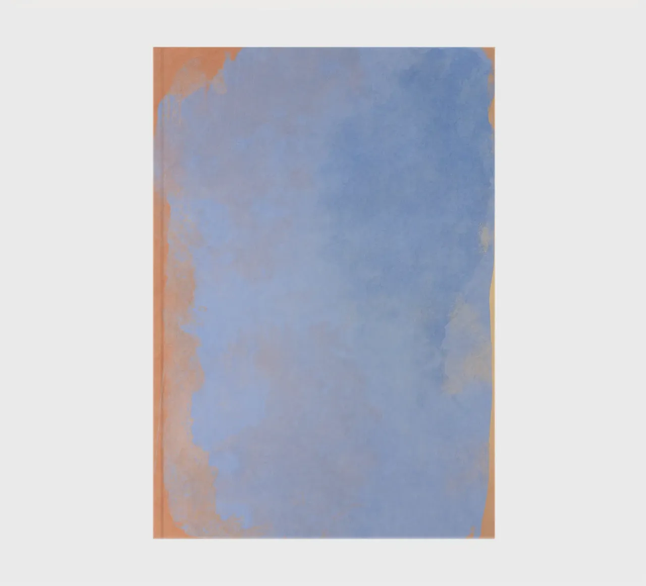 Minimal Abstract Light Blue Colorfield 02 notebook by amini54