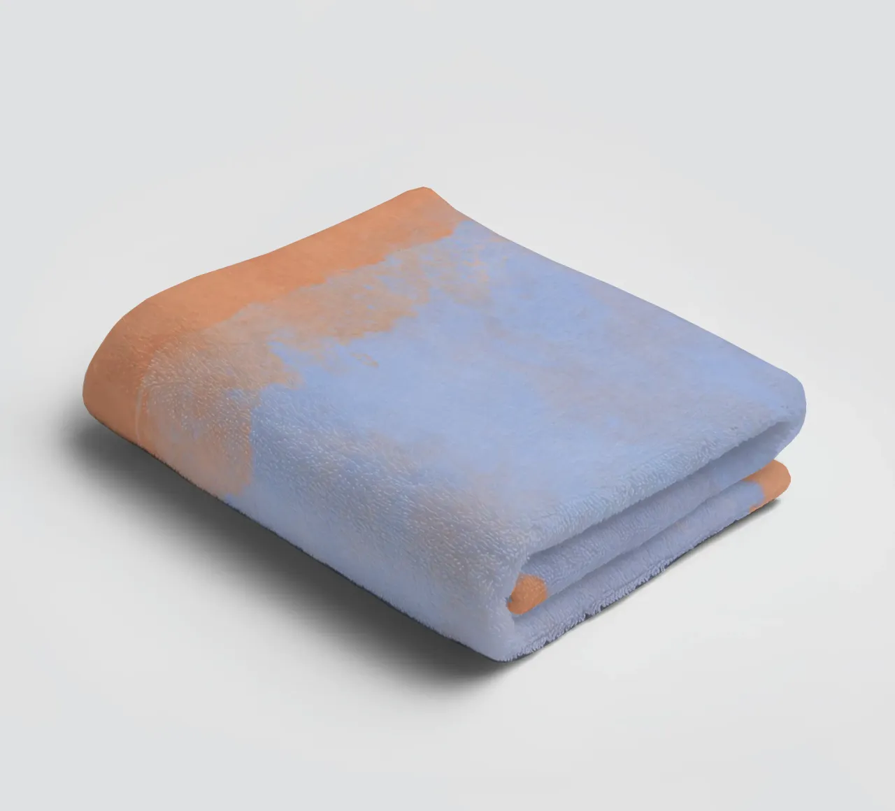 Minimal Abstract Light Blue Colorfield 02 towel by amini54