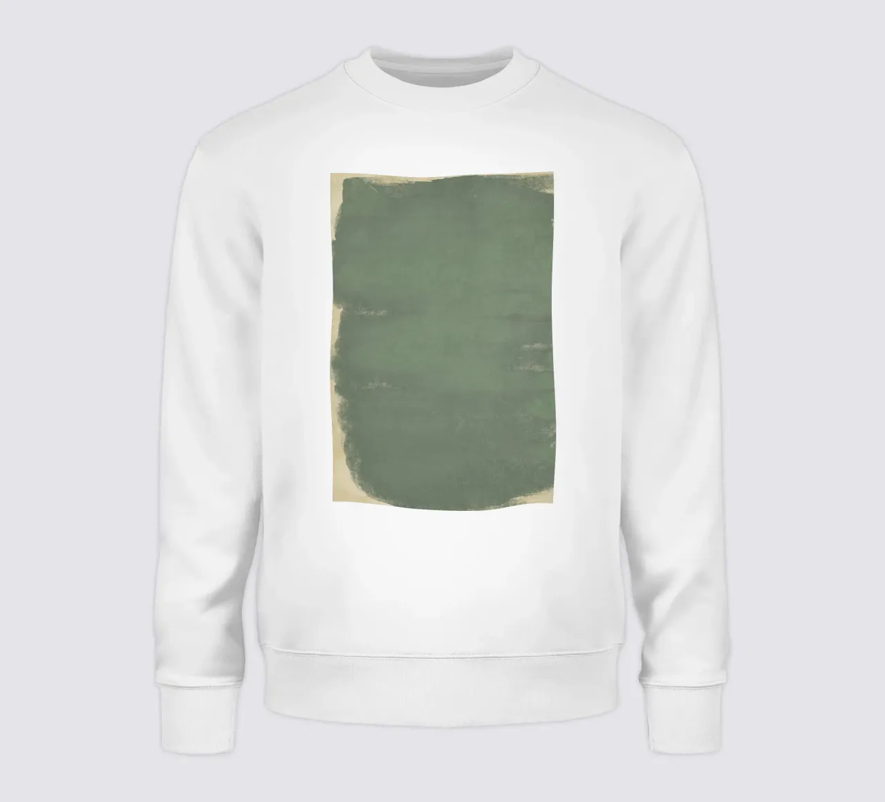 Minimal Abstract Green Colorfield 01 felpa da amini54
